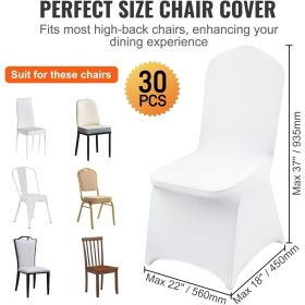 20/30pcs Stretch Spandex Folding Chair Covers, Universal Fitted Chair Cover, Removable Washable Protective Slipcovers, for Wedding, Holiday, Banq