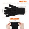 BBQ Gloves 1472°F Heat Resistant Grill Gloves Anti-slip Carbon Fiber BBQ Gloves