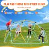 VEVOR Climbing Dome, Jungle Gym Supports 750LBS and Easy Assembly, 10FT Geometric Dome Climber Play Center for Kids 3 to 10 Years Old