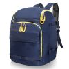 50L Blue Travel Ski Backpack for ski helmets, goggles, gloves