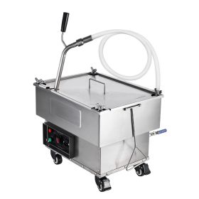 VEVOR Mobile Fryer Filter, 18L Oil Tank Capacity, Oil Filtration System with 10 L/min Oil Filtration Speed