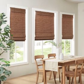 Bamboo Light Filtering Roman Shade 64"L