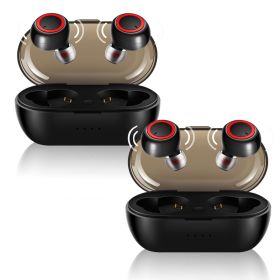 5 Core Wireless Ear Buds Mini Bluetooth Earbud Noise Cancelling Headphones Wire Less - EP01 (SKU: EP01 2PCS)